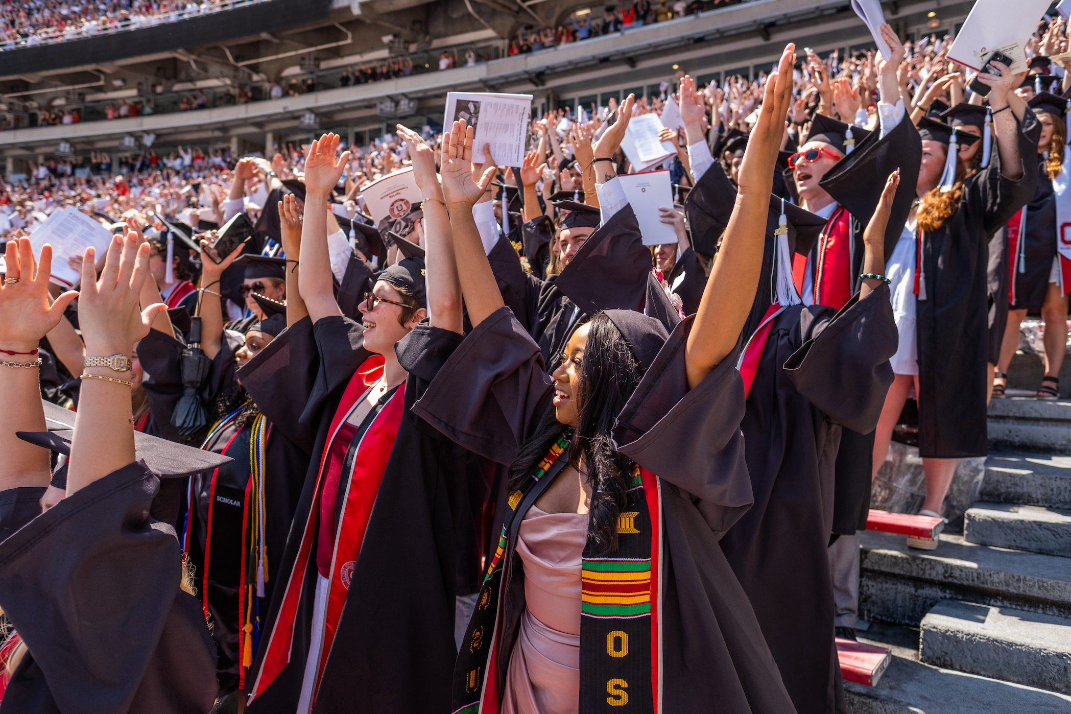 New alumni at graduation