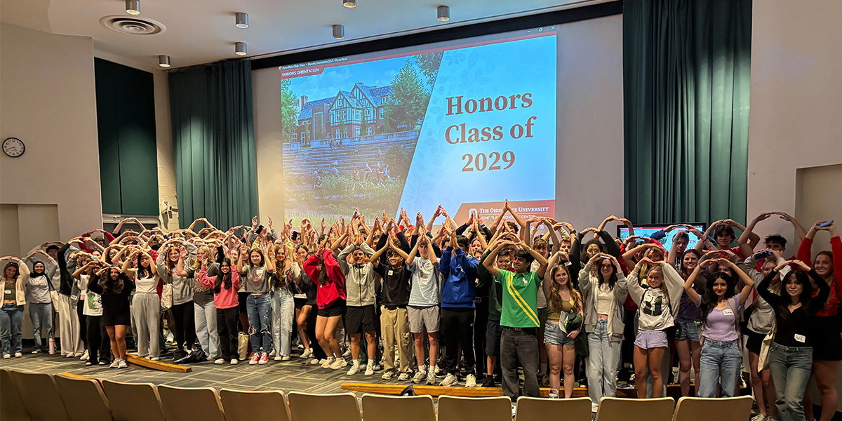Honors Orientation Class of 2029