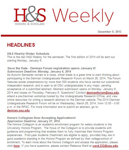 H&S Weekly