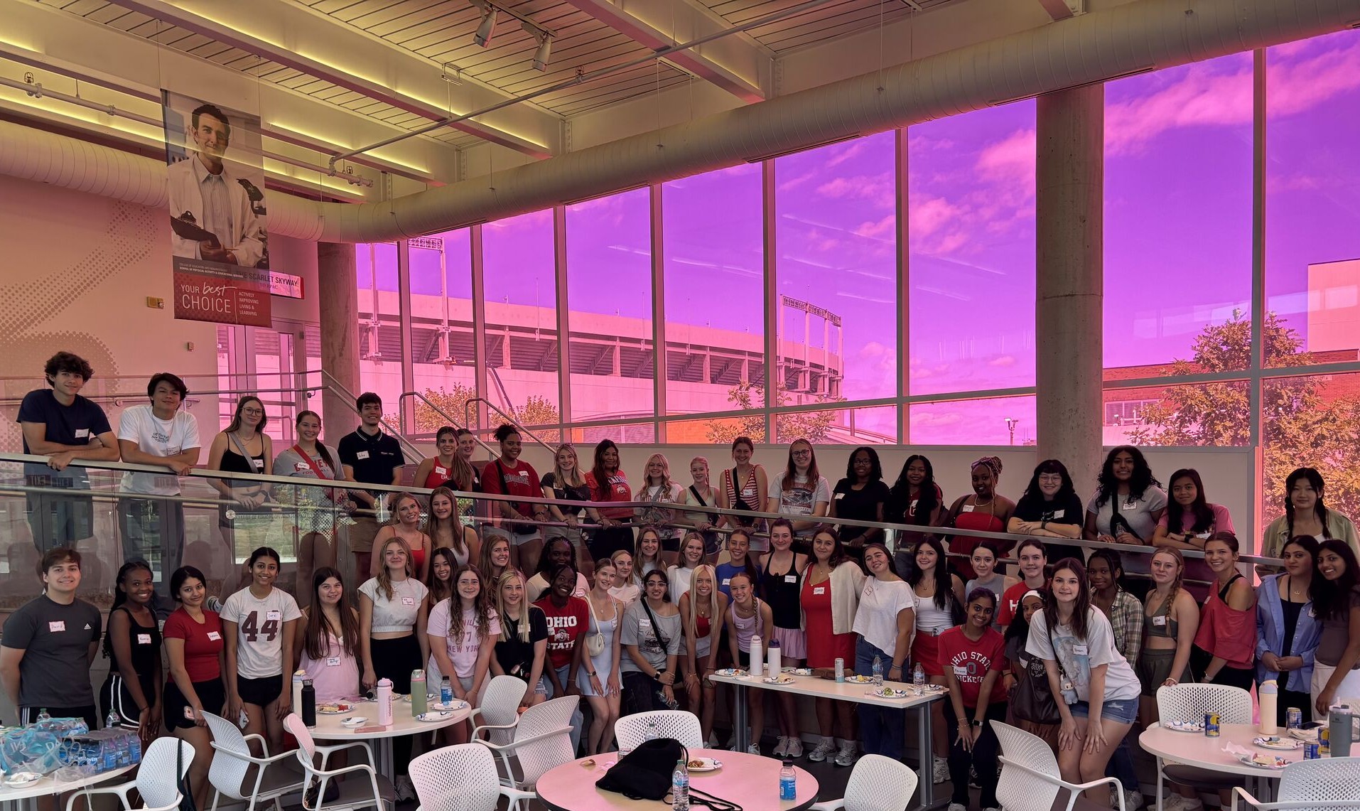 ACES Scholars overlooking Ohio Stadium