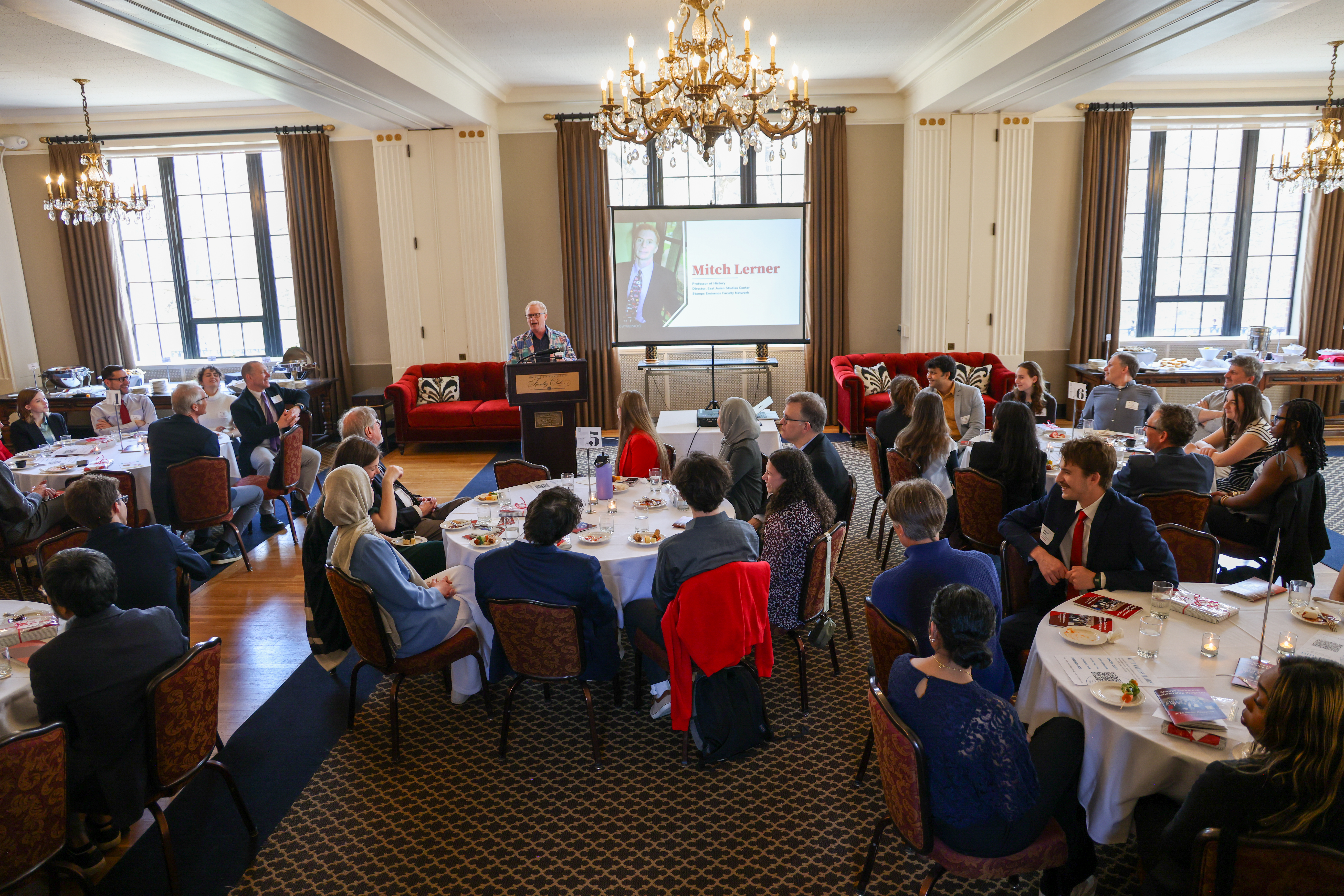 Senior Reception Faculty Fellow Mitch Lerner Speech