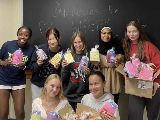 ACES students participate in a service project