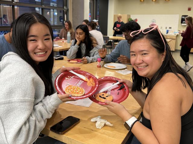 Biological Sciences Scholars at a community event