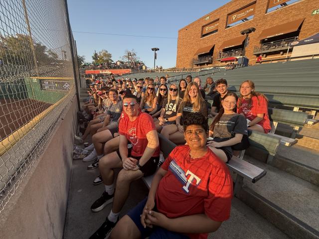 Dunn Sport and Wellness Scholars attend a local sporting event