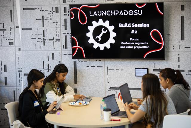 Scholars participating in the LaunchpadOSU event