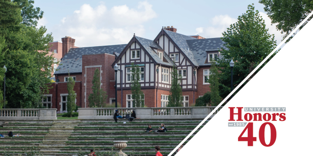 Kuhn Honors and Scholars House overlooking Mirror Lake