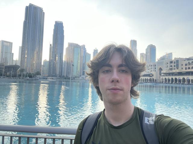 Luke Hawes in Dubai for COP28.