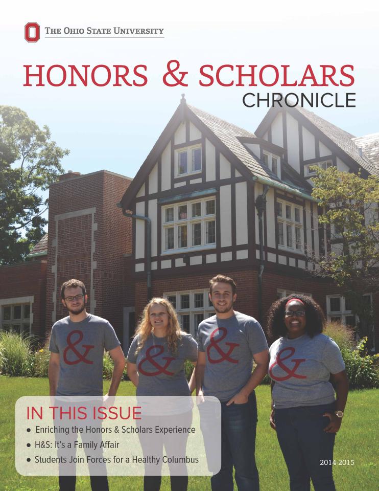 H&amp;S Scholars Chronicles 2014