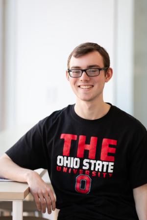 Craig Minnick portrait in his The Ohio State University tshirt